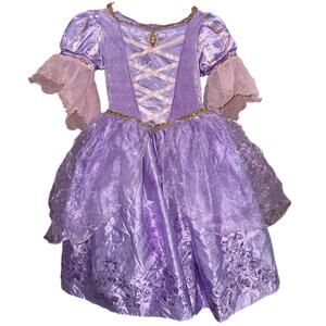 Disney Rapunzel Tangled Girls' halloween Costume Purple pink Dress up size 4-6X